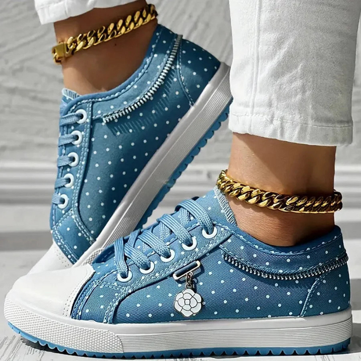 Cara | Elegant Floral Print Sneakers