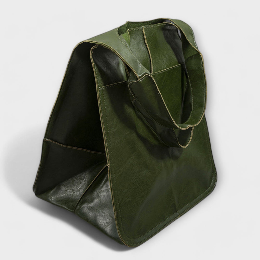 Hazel | Oversized Leather Weekender Bag