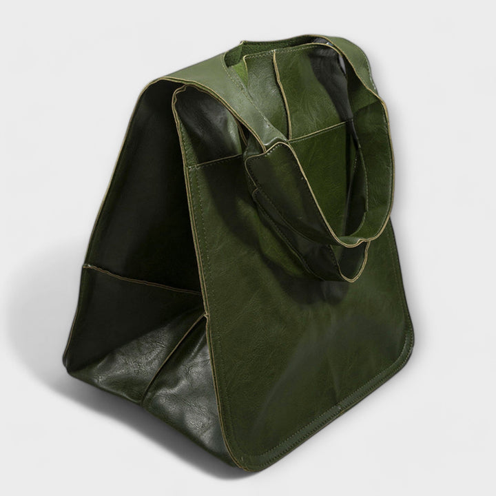 Hazel | Oversized Leather Weekender Bag