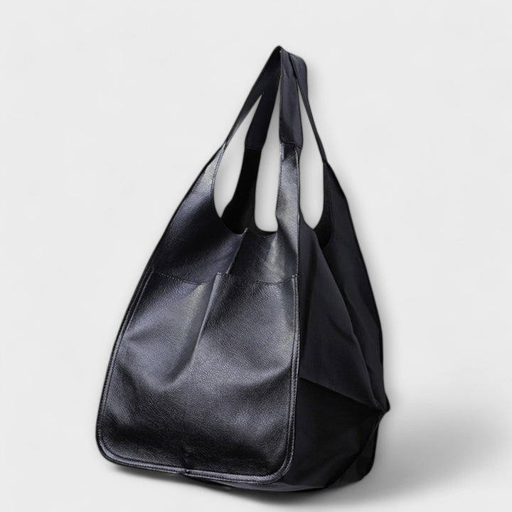 Hazel | Oversized Leather Weekender Bag