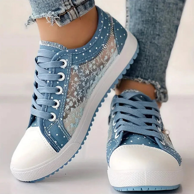 Cara | Elegant Floral Print Sneakers
