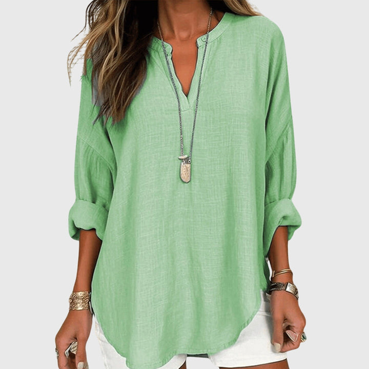 Bethany | Womens Loose Fit Long Sleeve Casual Top