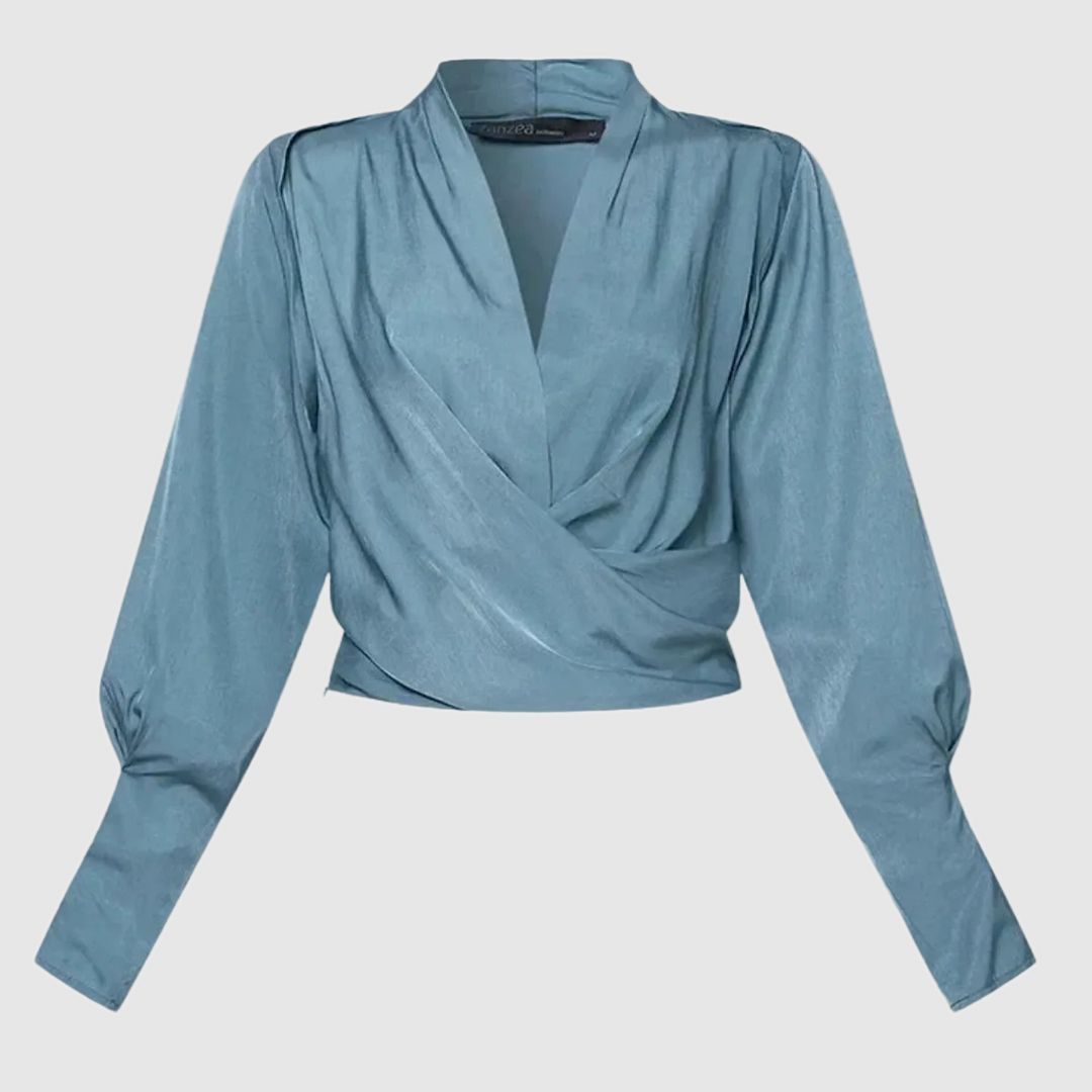 Thalassa | Women's Wrap V-Neck Blouse