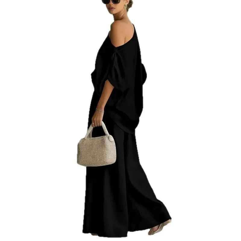 Eliza - Elegant Off-Shoulder Two-Piece Set