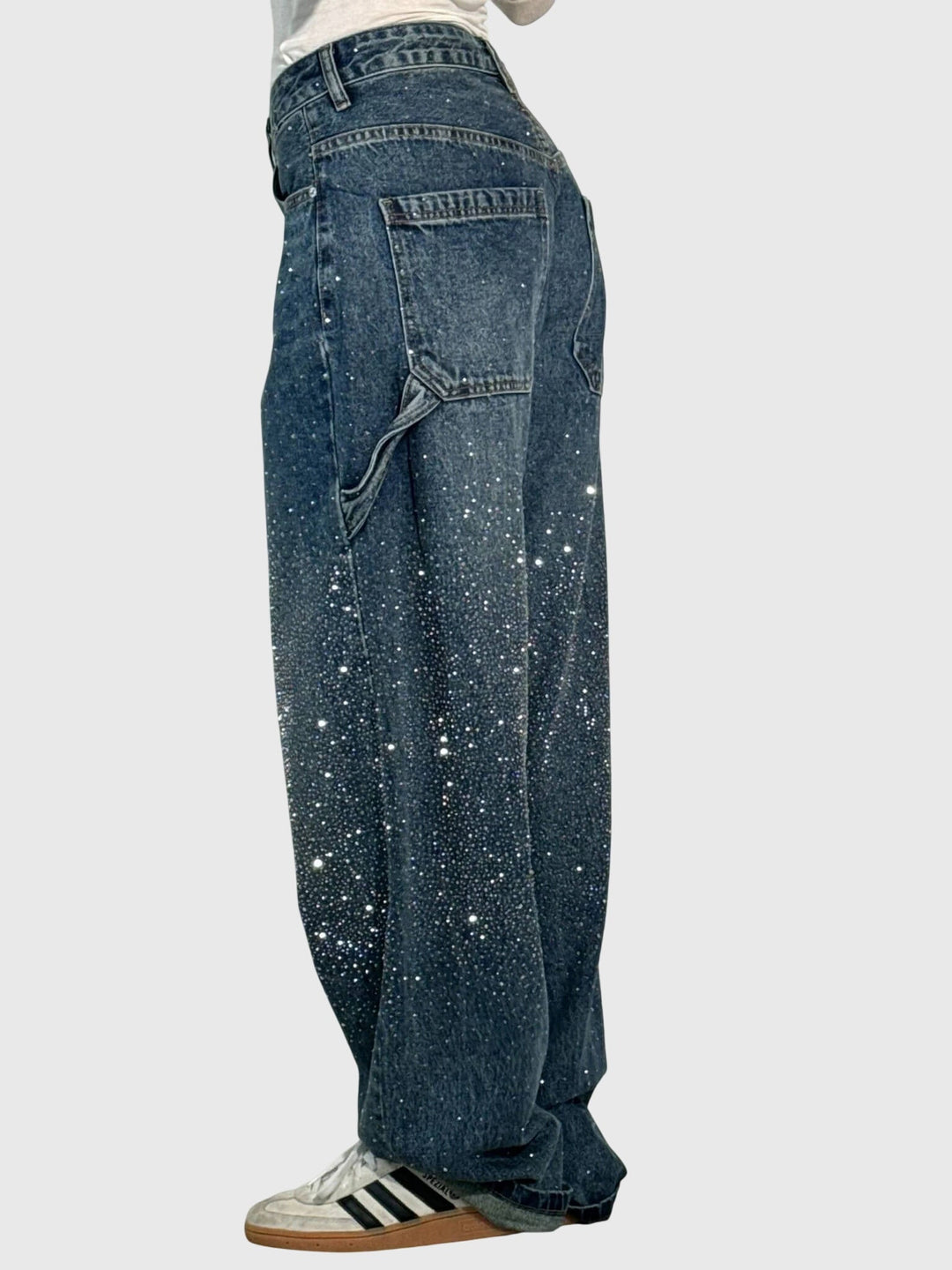 Clara | Women’s Sparkle Diamond Denim Pants