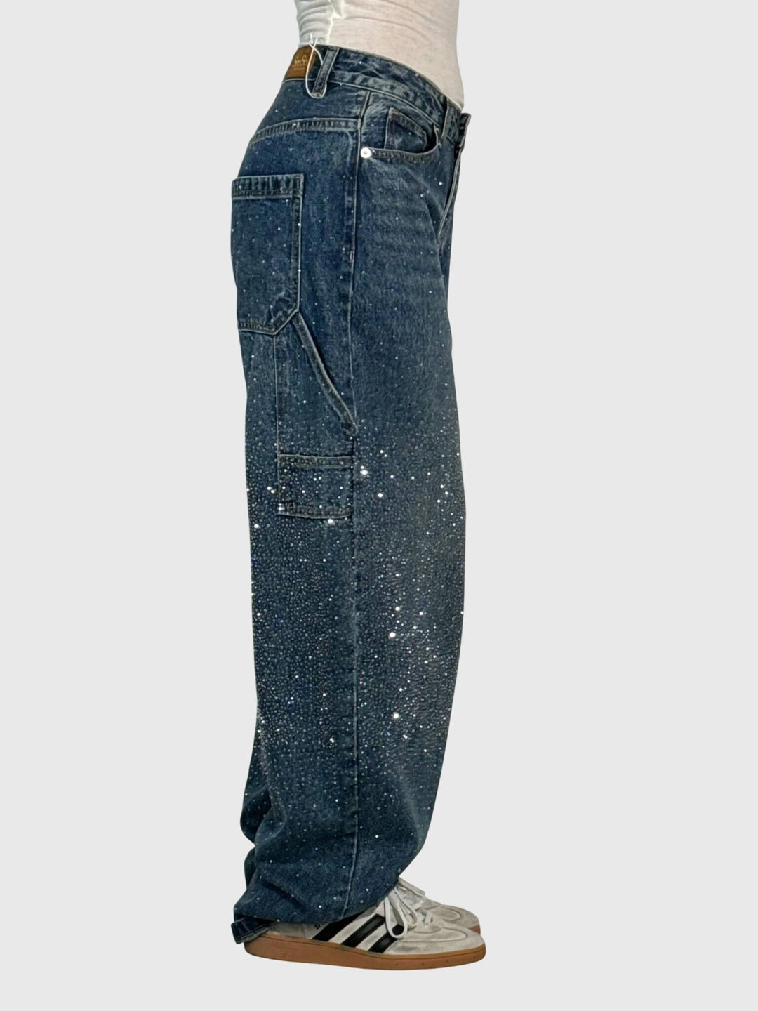 Clara | Women’s Sparkle Diamond Denim Pants