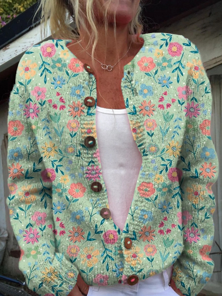 FOXFIELD | WOMEN'S VINTAGE FLORAL CARDIGAN