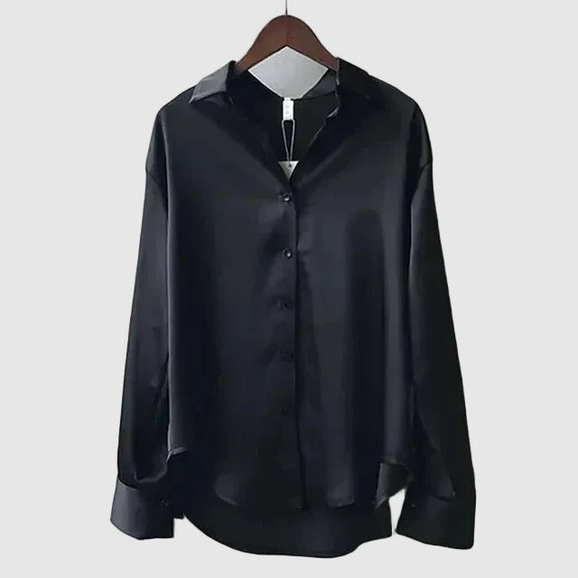 Zéphyrine | Women's Satin Long Sleeve Blouse