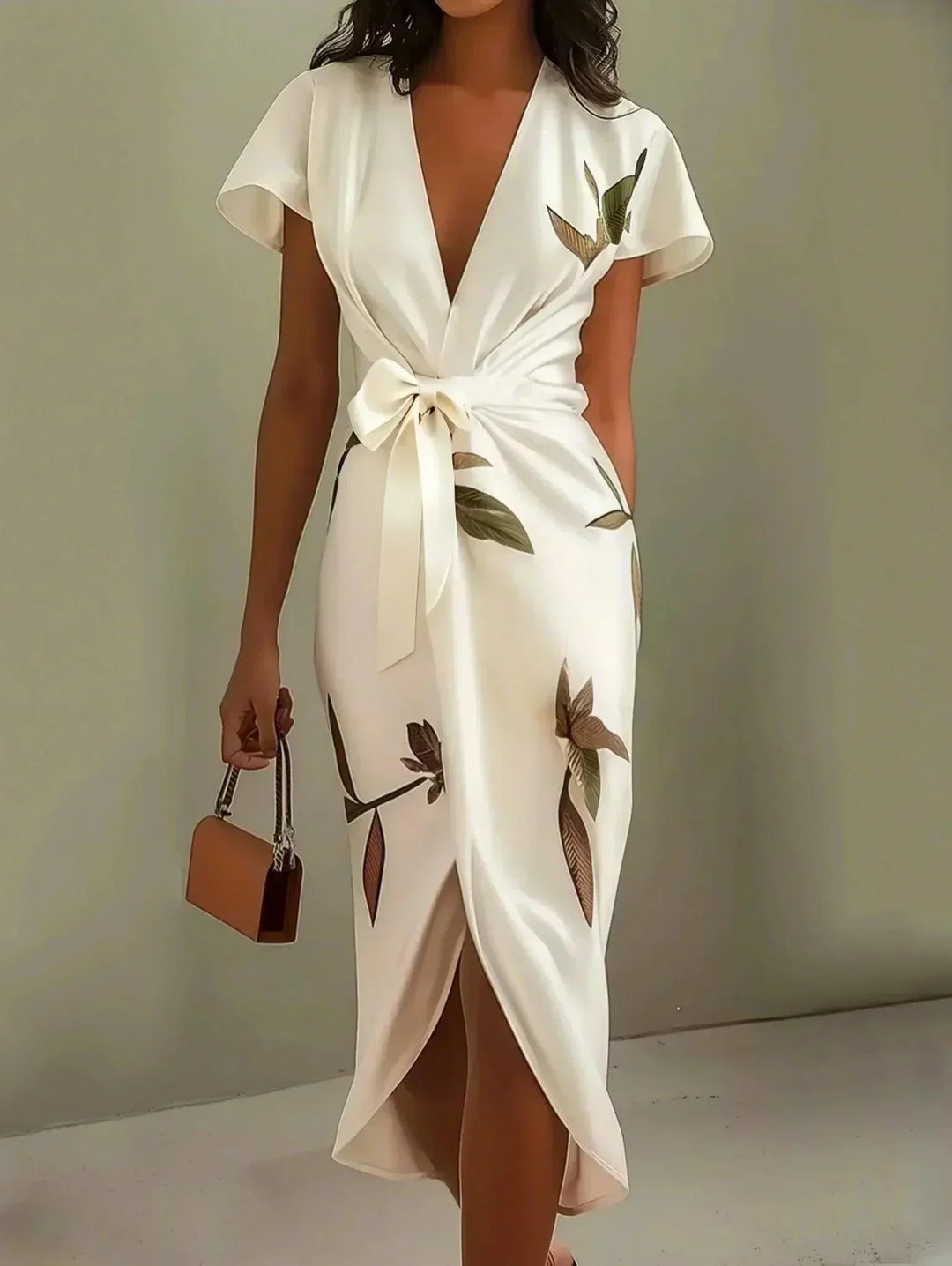 Ruby - Timeless Floral Wrap Dress