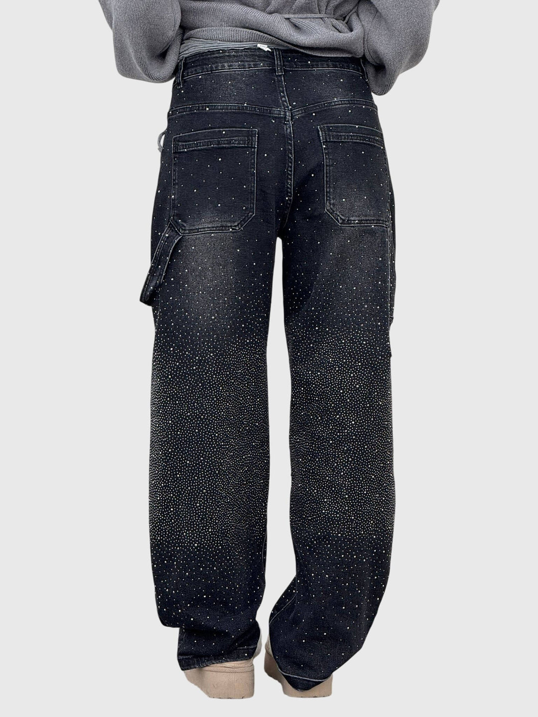Clara | Women’s Sparkle Diamond Denim Pants