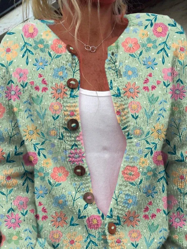 FOXFIELD | WOMEN'S VINTAGE FLORAL CARDIGAN