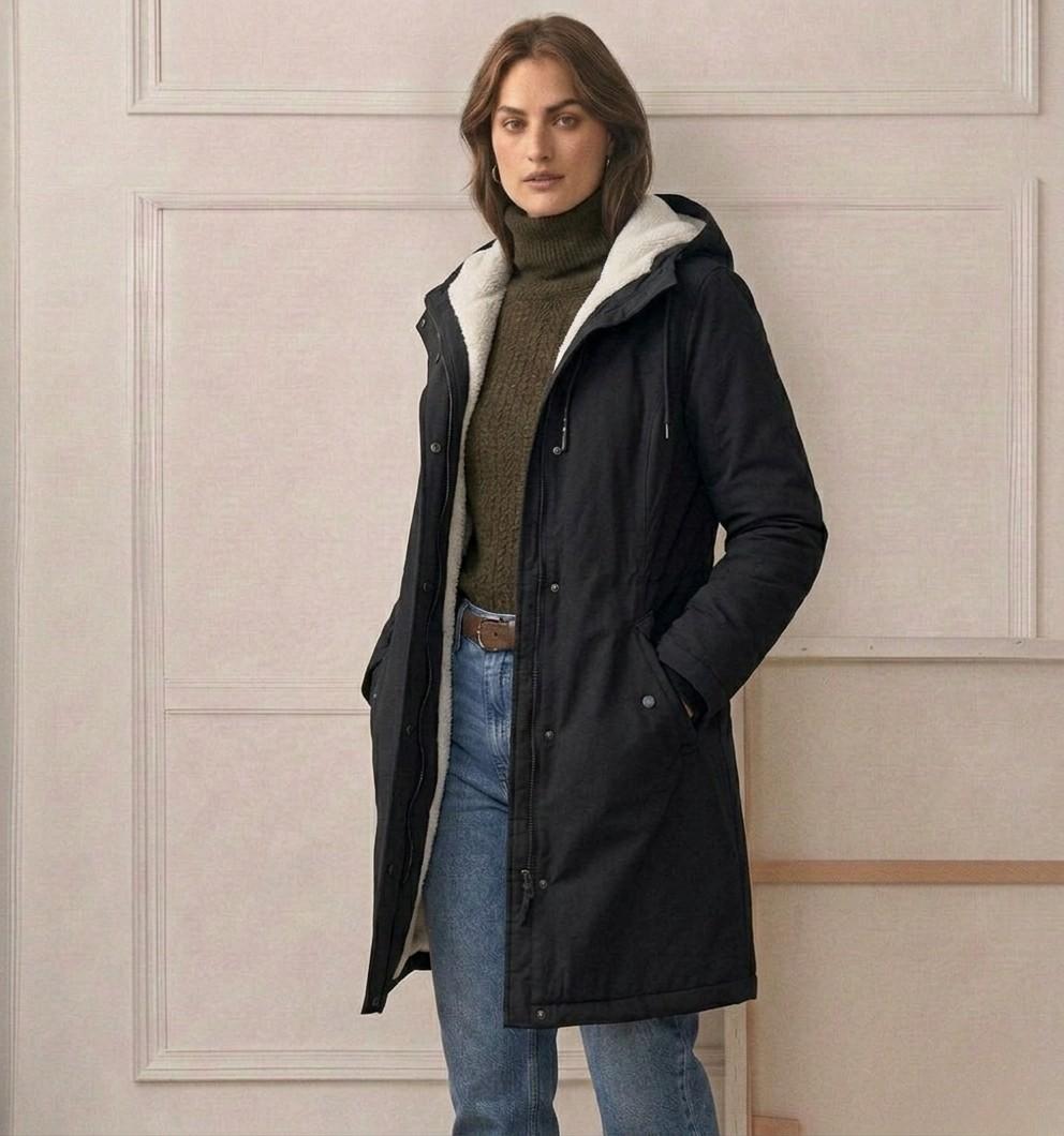 Constance | Cosy Hooded Weatherproof Coat