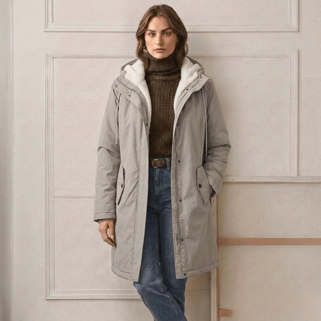 Beatrice | Cosy Hooded Weatherproof Coat