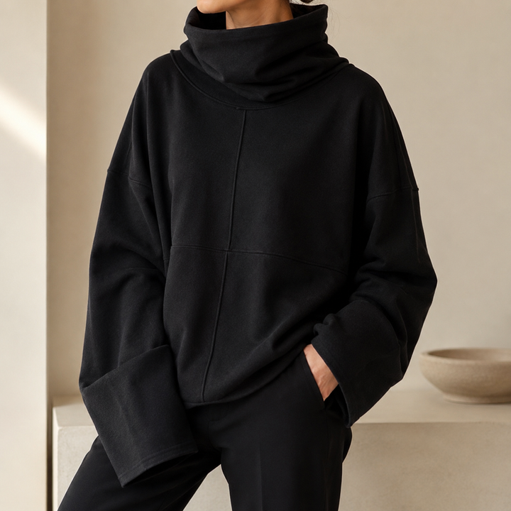 Uzeline | Cowl-Neck Jumper