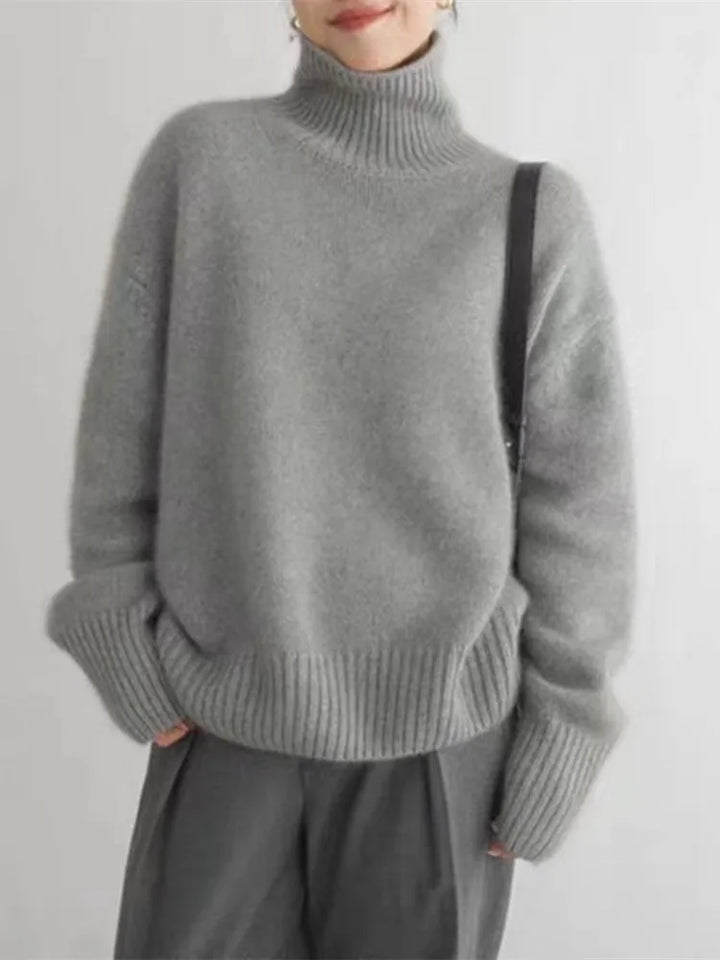 ISABOLL | CASHMERE HIGH-NECK JUMPER