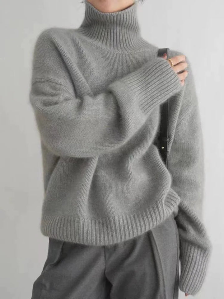 ISABOLL | CASHMERE HIGH-NECK JUMPER
