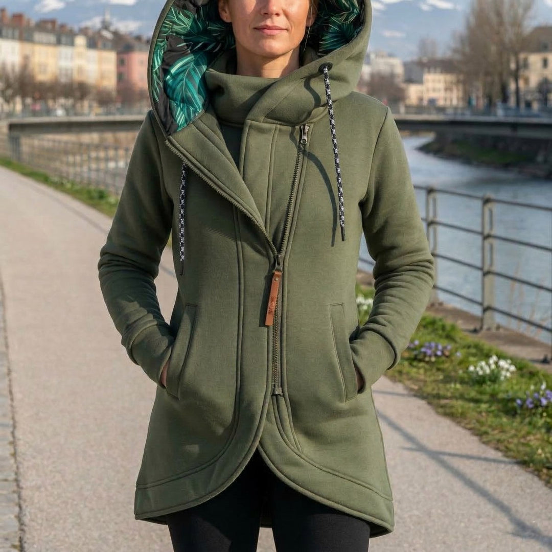 Ann | Warm Hooded Mid-Season Jacket