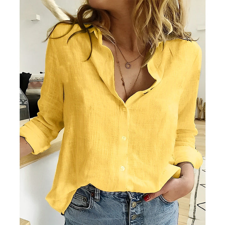 Ksenia | Women’s Long Sleeve Button Down Blouse