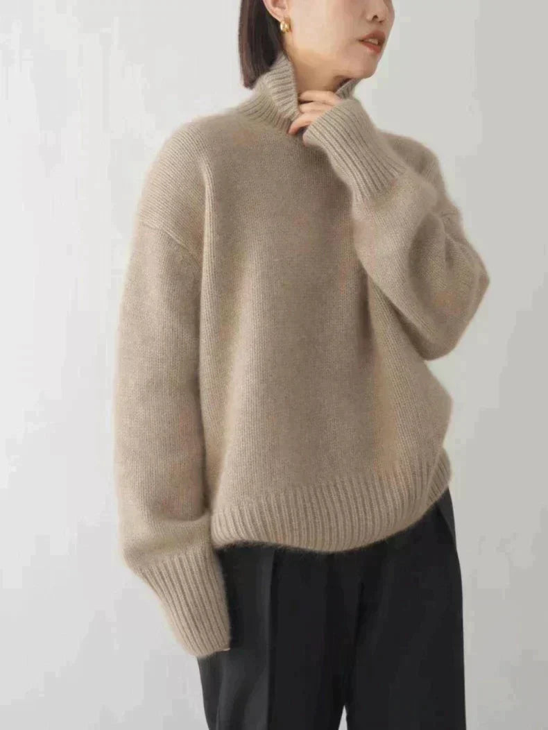 ISABOLL | CASHMERE HIGH-NECK JUMPER