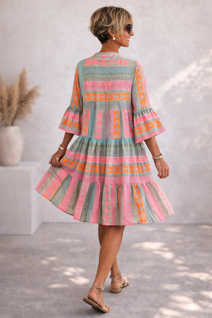 Aurabelle Timeless Vintage Grace Midi Dress