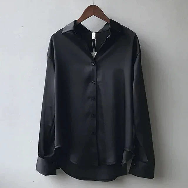 Willow | Women’s Modern Button Down Stain Blouse