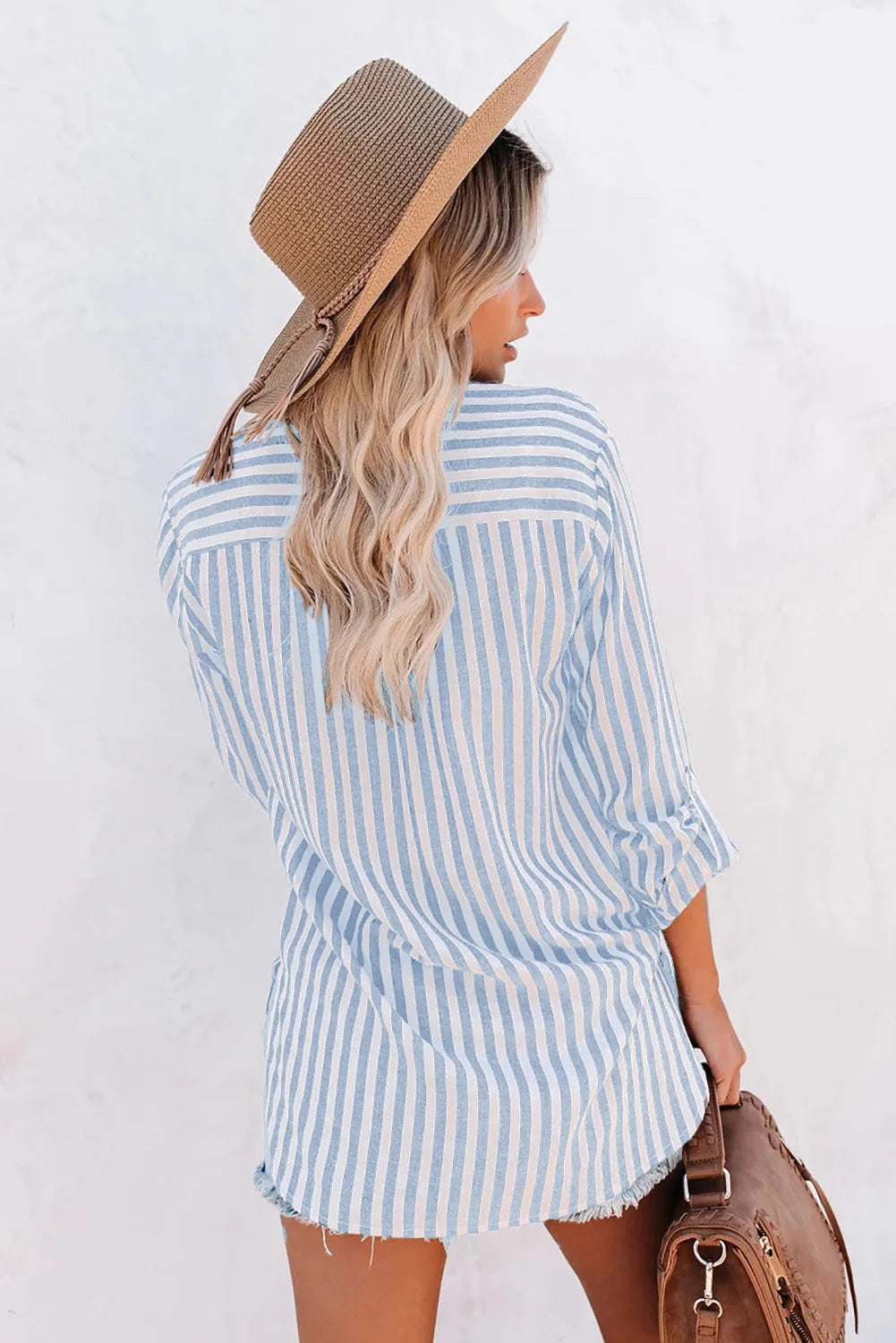 Clémence | Women’s Casual Chic Striped Blouse
