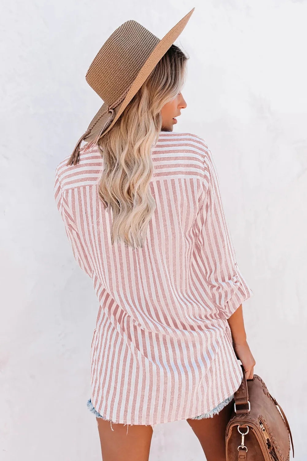 Clémence | Women’s Casual Chic Striped Blouse