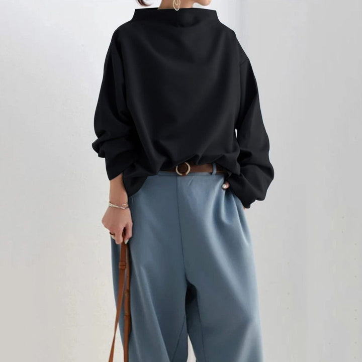 Bella | Women High-Neck Long Sleeve Top