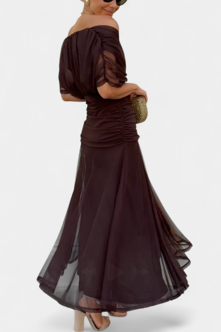 Sophia - Elegant Floral Pleated Dress