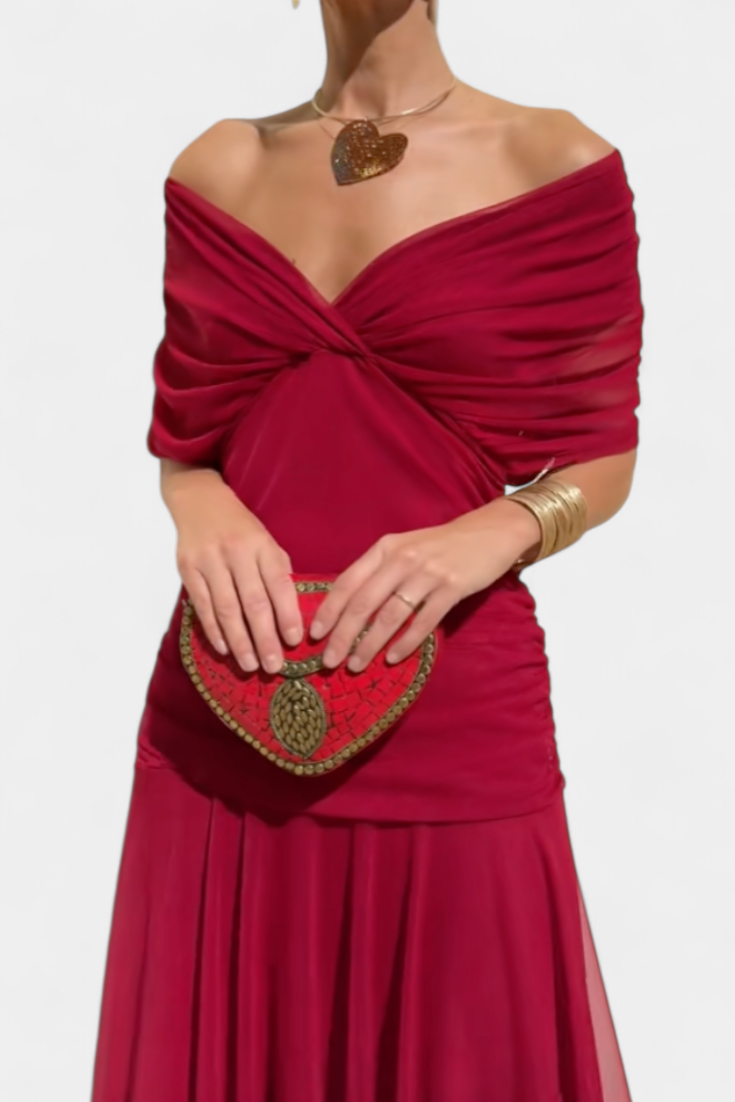 Sophia - Elegant Floral Pleated Dress