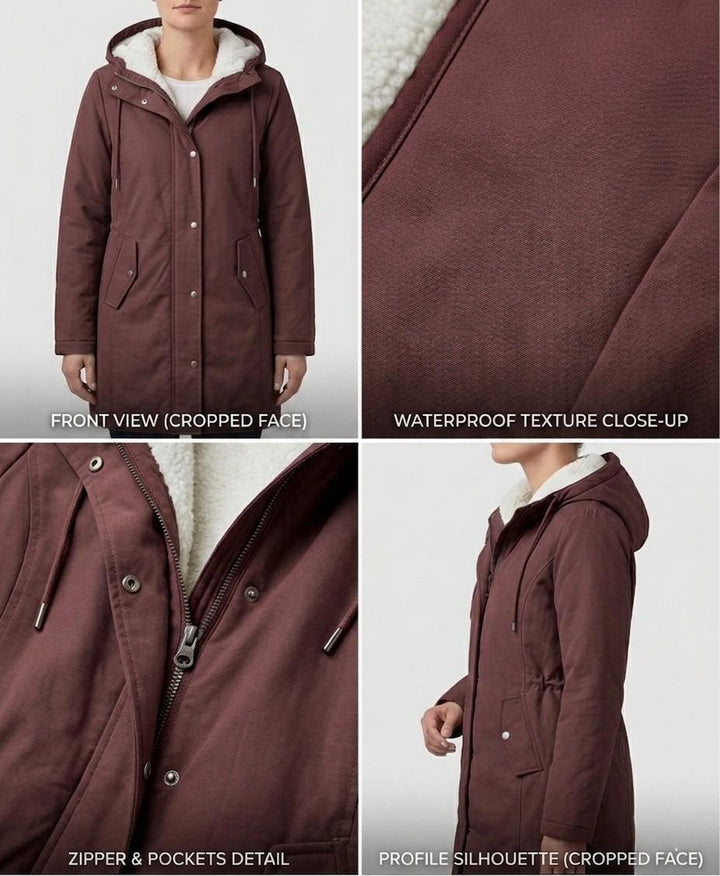 Beatrice | Cosy Hooded Weatherproof Coat