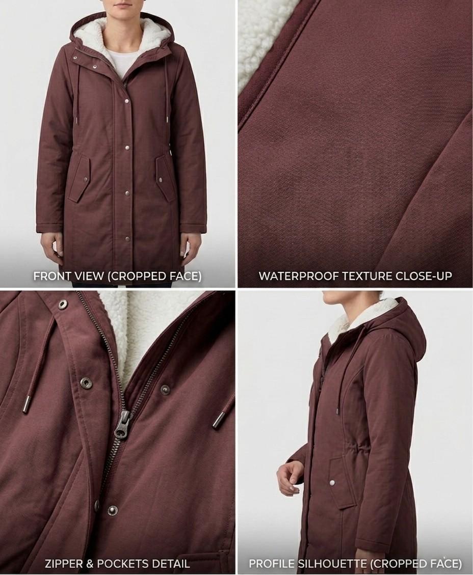 Matilda | Cosy Hooded Weatherproof Coat