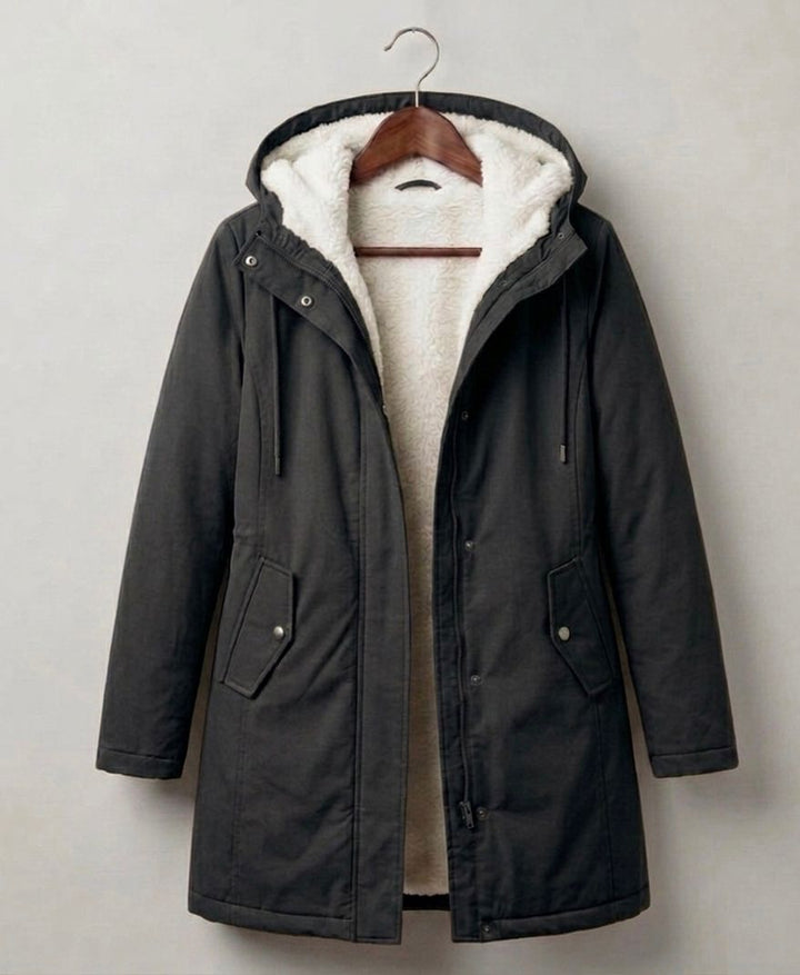 Cordelia | Cosy Hooded Weatherproof Coat