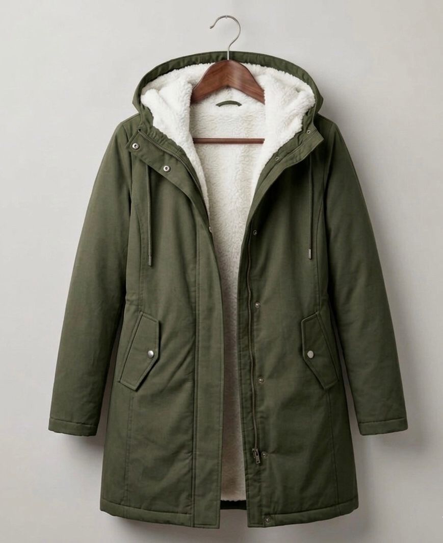 Cordelia | Cosy Hooded Weatherproof Coat
