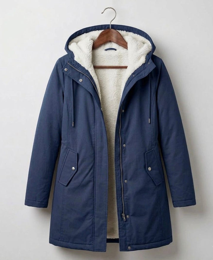 Cordelia | Cosy Hooded Weatherproof Coat