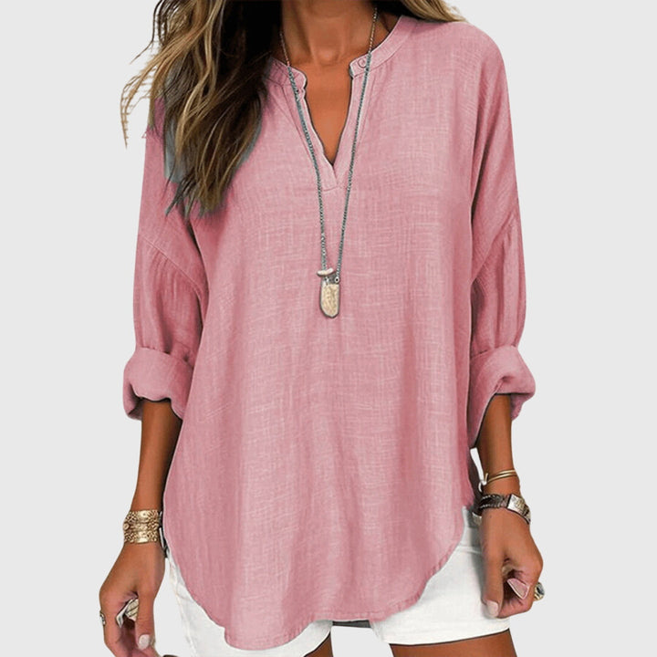 Bethany | Womens Loose Fit Long Sleeve Casual Top