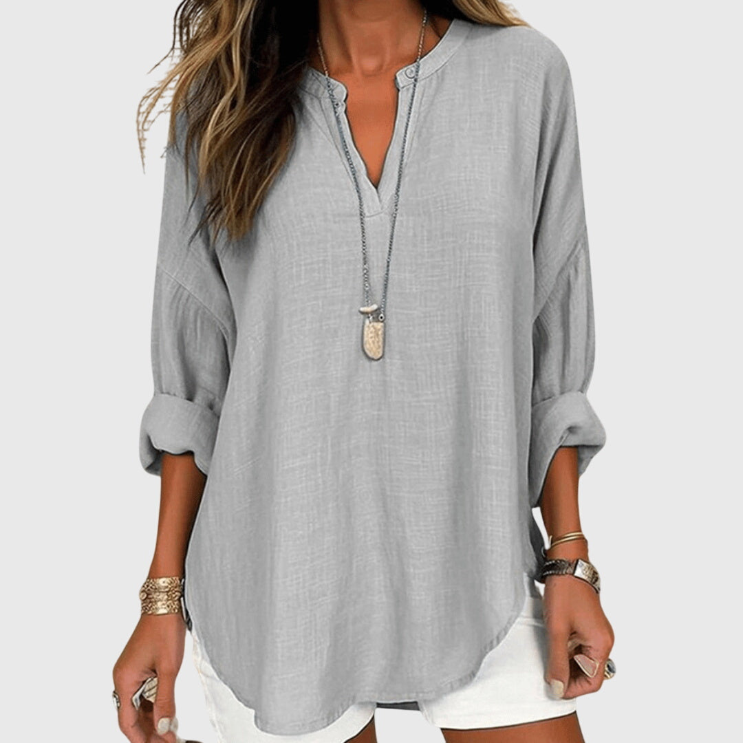 Bethany | Womens Loose Fit Long Sleeve Casual Top