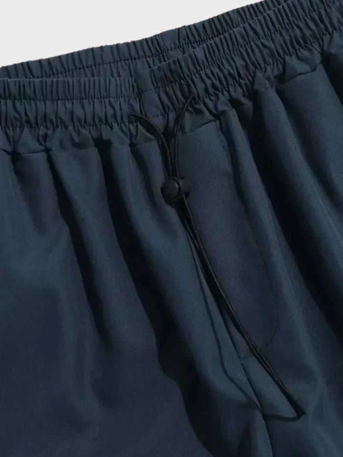 Muhammad | Men's Wide-Leg Cargo Trousers with Adjustable Toggle Cuffs