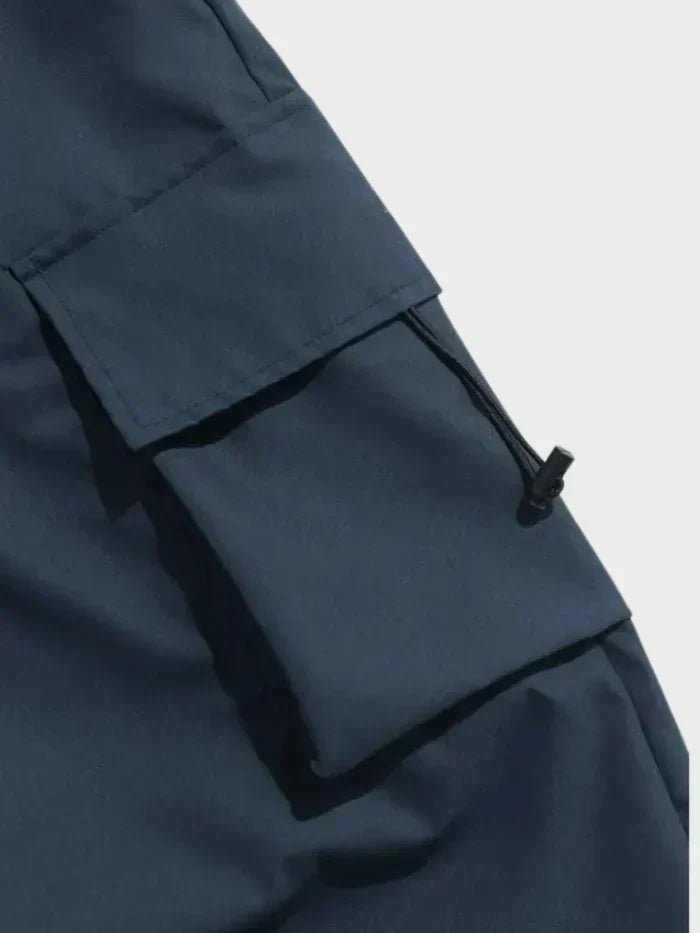 Muhammad | Men's Wide-Leg Cargo Trousers with Adjustable Toggle Cuffs