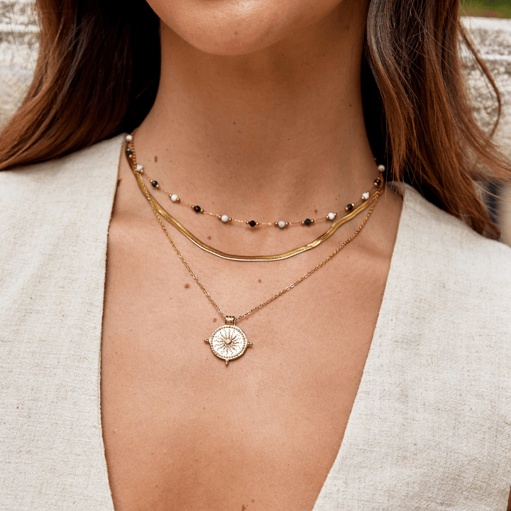 Sarya Snake Chain Gold Necklace