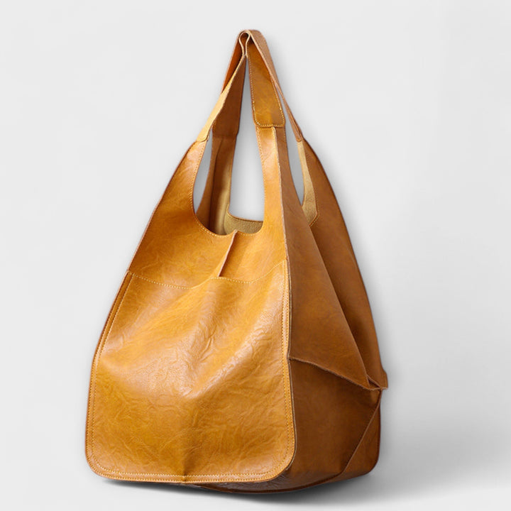 Hazel | Oversized Leather Weekender Bag