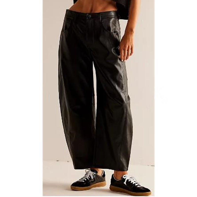 Olivia | Women's High-Waist Barrel-Leg Relaxed-Fit Denim Jeans