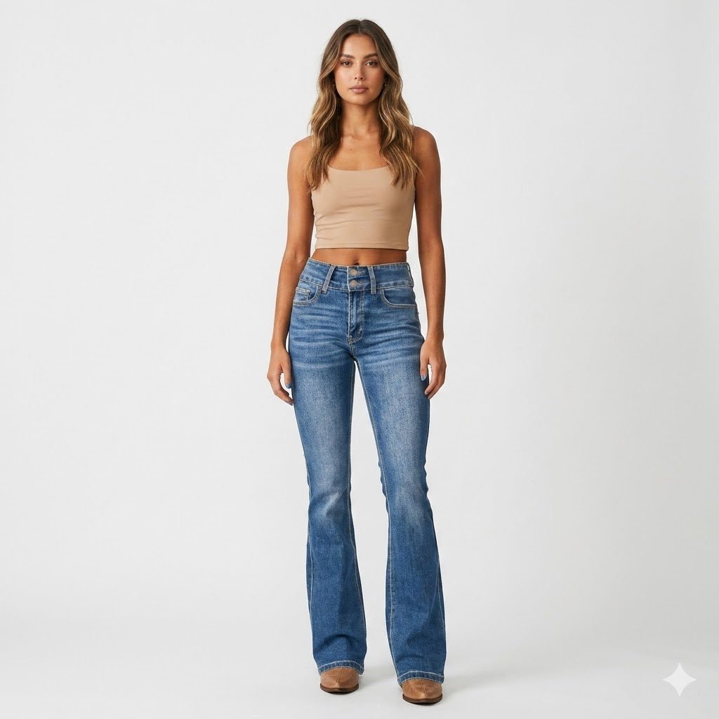 Ivy | Women's High-Waist Sculpted Flare Jeans