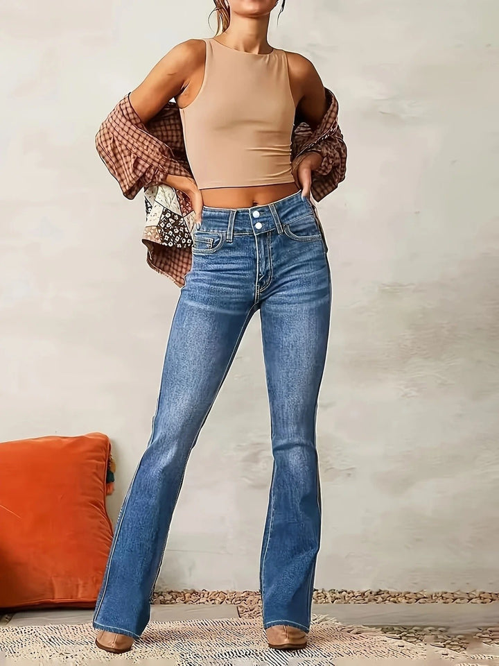 Ivy | Women's High-Waist Sculpted Flare Jeans